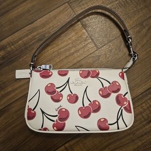 Coach Nolita 19 With Cherry Print (Red/Chalk White)